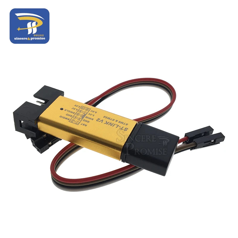 ST-Link V2 STLink Mini STM8 STM32 ST Link Simulator Download Programming With Cover