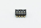 5pcs  KM-2P/3P/4P 5P 6P/8P 2.54mm chip DIP switch  gold-plated feet black SMD chip