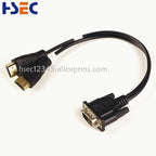 VGA cable to headphone jack wire Flash line Printer line adapter For RT809F icsp lcd led USB RT809H emmc-nand flash Programmer