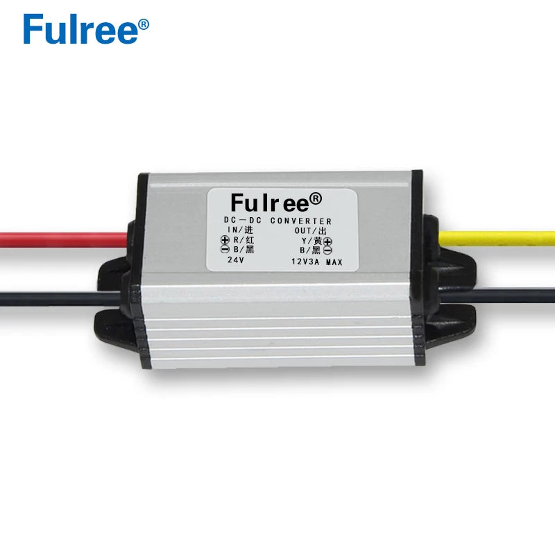 24V to 12V 3A 5A 10A 20A 30A 40A DC Buck Power Converter 24 Volt to 12 Volt Step Down Voltage Reducer Regulator Transformer