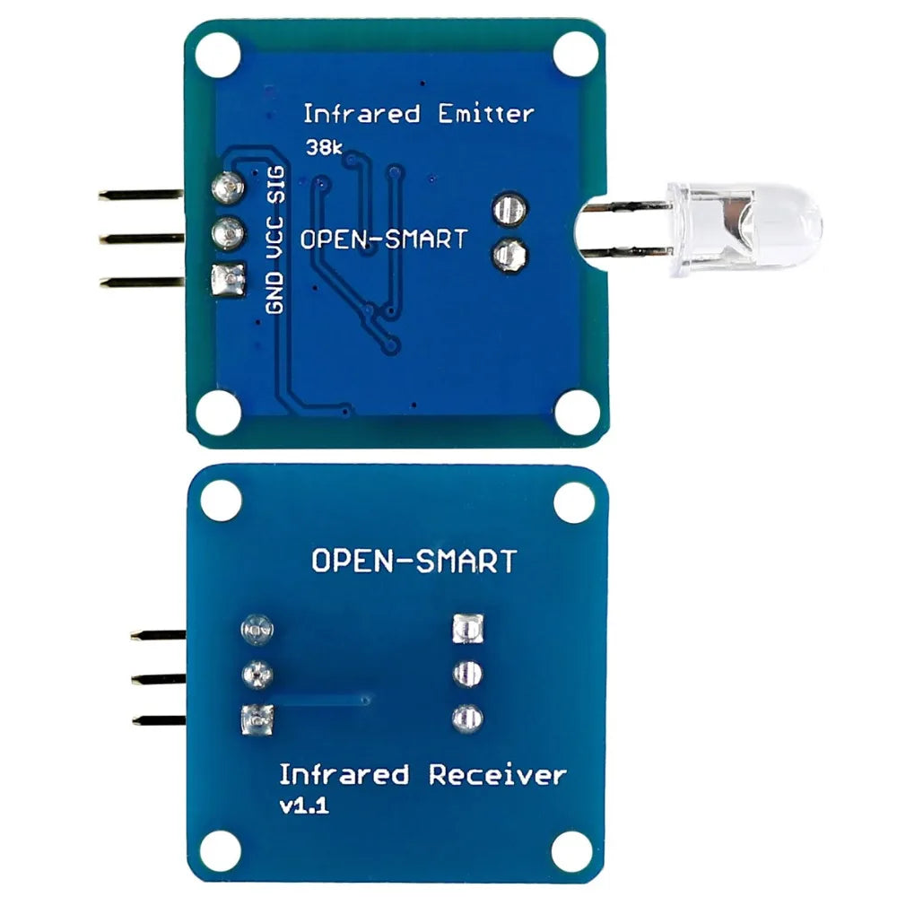 Infrared Transceiver Kit Infrared Transmitter IR Emitter with 38KHz Carrier +IR Receiver module Infrared Receiver for Arduino