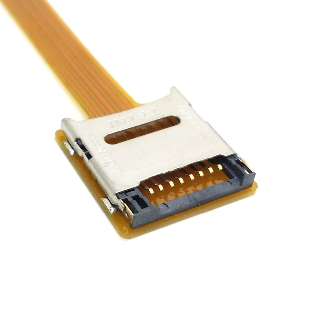 Micro SD TF to Memory Card Kit Male to Female Extension Cable Soft ribon Flat FPC Mobile Tablet Camera Extender Cable 10cm 16cm