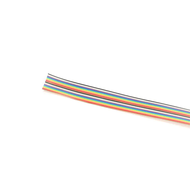 1M-5Meter 10P 14P 16P 20P 26P 34P 40P 50P 1.27mm Pitch Color Flat Ribbon Cable Rainbow DuPont Colorful Wire For IDC FC Connector