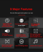 wiring harness 4X150W Car DSP amplifier with android Software app car radio sound upgrade digital audio signal processor