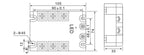 TSR-10AA TSR-25AA TSR-40AA TSR-60AA TSR-75AA TSR-80AA TSR-100AA Three-phase SSR Solid State Relay input 80-250VAC load 24-380VAC