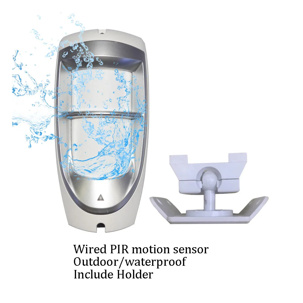 1PCS 12Vdc Outdoor WaterProof Security Home Burglar Alarm DG85 Wall-Mounted Dual PIR Sensor Wire Infrared Motion Detector