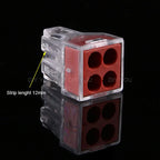 25/50/100PC DIY YOU 102/103D/104D/104/106/108 Universal Compact Wire Wiring Connector Conductor Terminal Block With Lever
