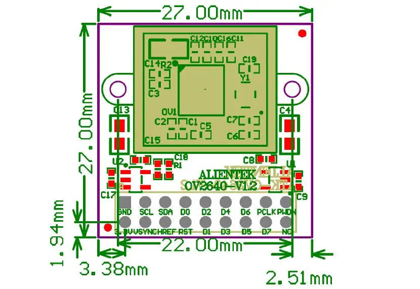 Camera Module OV7670 OV5642 OV7670 with FIFO OV7725 Kit Binocular Camera STM32 Driver for Arduino OV2640 Wide Angle Camera Board