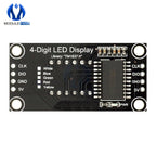 0.36" 0.36inch 0.36 Inch TM1637 7 Segments Digital Display Tube 4-Digit LED  Module Board For Arduino Red Color