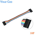 10pcs 2.54MM Female To Female Dupont Cable Wire Dupont Cable 2P 3P 5P 6P 7P 8P 9P 10P Dupont Cable