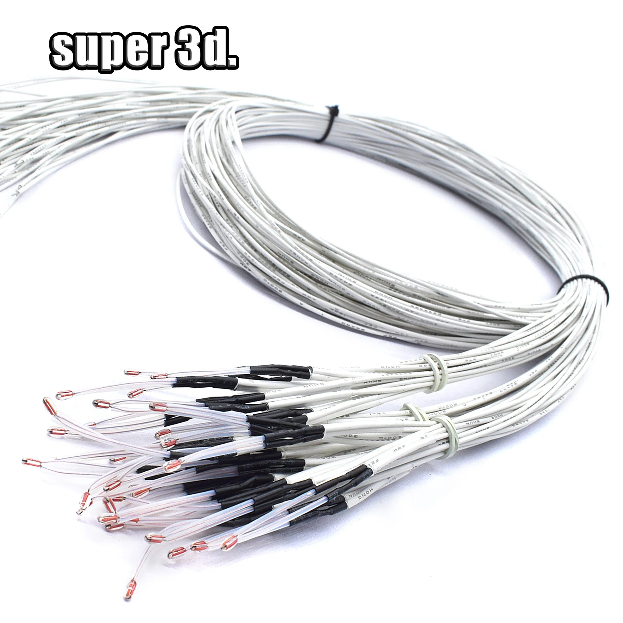 100K Ohm NTC 3D Printer Thermistor With Dupont/XH2.54 NTC3950 Thermal Sensor Heatbed Thermistors Temperature Heater Cable