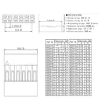 50Pcs 2.54mm Male and Female Dupont and Servo Crimp Wire Jumper Pin Header Connector Terminal Pins Crimp