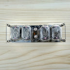 IN-12 Glow Tube Clock 4-bit IN12 glow tube clock Seven-color RGB LED DS3231 nixie clock IN-12B