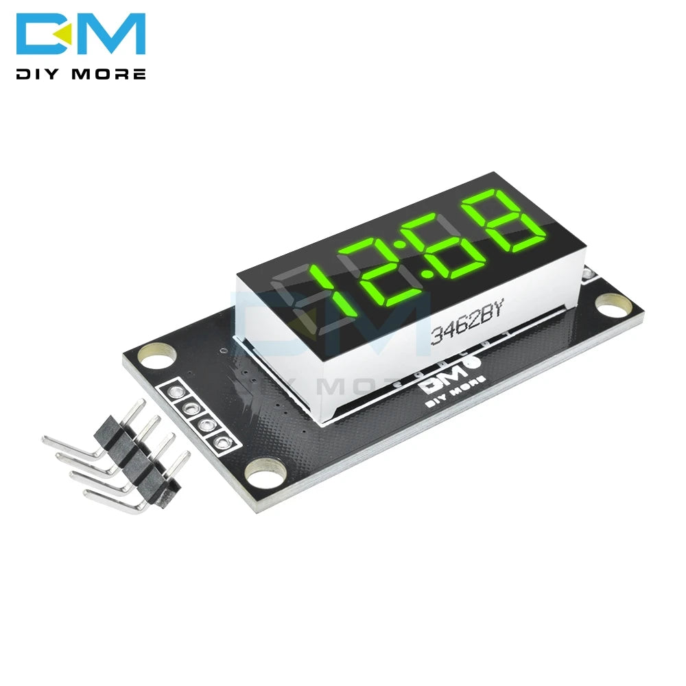 5PCS TM1637 4-Digit Digital LED 0.36" 0.36 Inch 7 Segments Display Tube Clock Module LED Board For Arduino With Pins Double dots