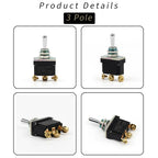 ON-OFF-ON ON-ON Full type Momentary Screw Toggle Switch SPST SPDT DPST DPDT IP67