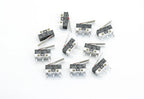 10pcs  3Pins Long handle Roller Lever Arm SPDT 12* 6 *6mm TIAIHUA Mous  Switch 1A 125V AC Micro Limit Switch