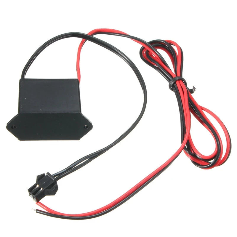 1pcs 12V Driver Controller Connect For 1-10M LED Strip Light El Wire Light Glow Flexible Neon Decor Car Party Decoration