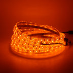 led strip light 600nm True Orange no Amber Yellow waterproof 3528 5050 SMD 120leds/m christmas string tape rope lamp 12V