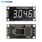 0.36 Inch 0.36" 4/6-Digit Red/Green/Yellow/Blue/White LED Digital Display Tube Decimal 7 Segments TM1637 Module For Arduino