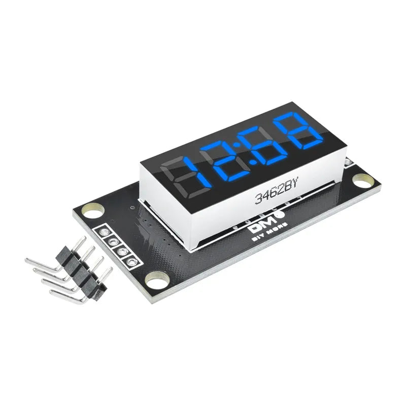 4-Digit LED 0.36" LED Display Tube (decimal) 7-Segments TM1637 Clock Double Dots Module 0.36 Inch For Arduino size 30x14mm