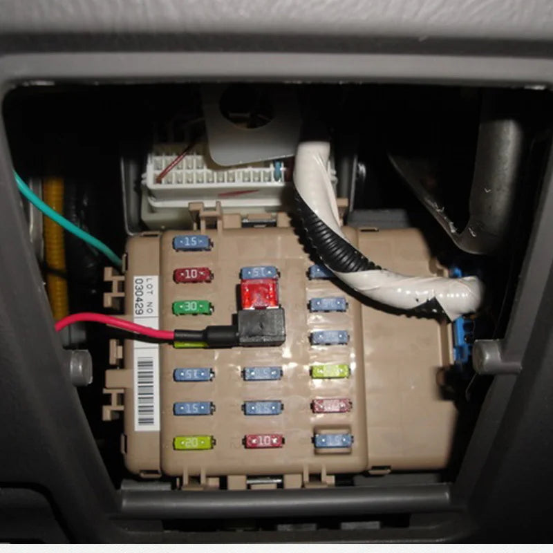4PCS Car Vehicle Circuit Fuse Tap Adapter Blade Standard Low Profit Mini Micro ATM ATC APM Add-A-Circuit Holder 12-24v
