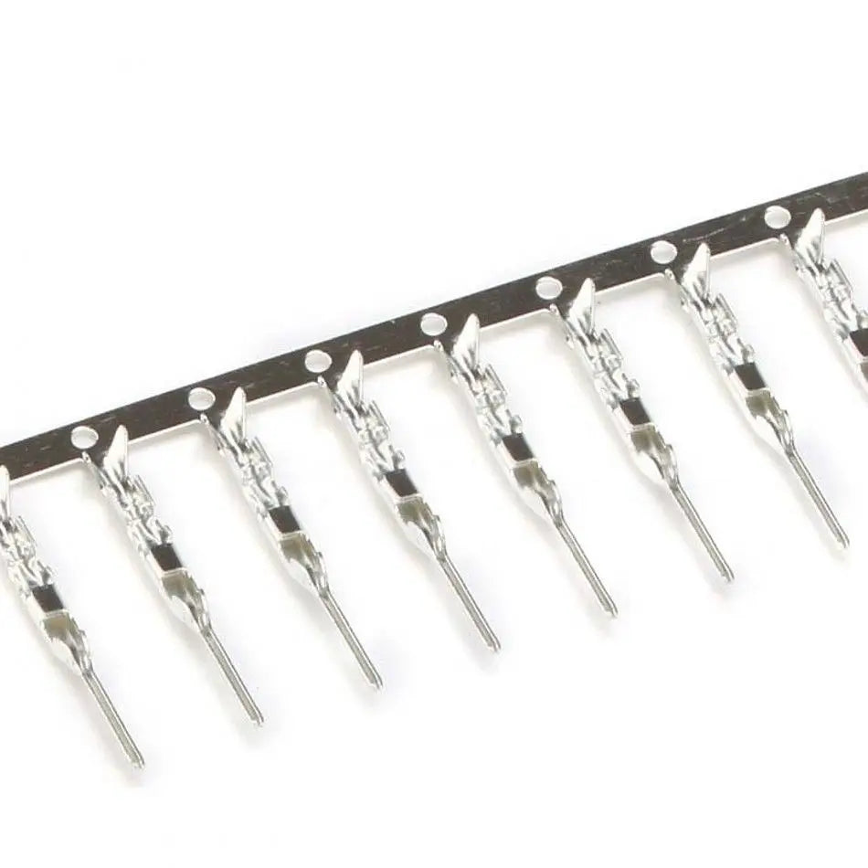 50Pcs 2.54mm Male and Female Dupont and Servo Crimp Wire Jumper Pin Header Connector Terminal Pins Crimp