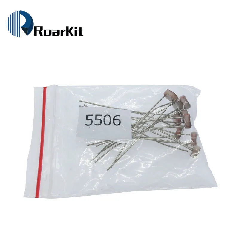 Photoresistor Kit 5Kindsx10pcs 5506 5516 5528 5537 5539 Light Dependent Resistor LDR Pack Photoresistor Package for Arduino