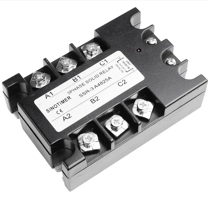 10A 25A 40A SSR 3 Phase Solid State Relay SSR-10 AC to AC Solid State Relay 25 SSR Relay Three Phase SSR 25A Rele
