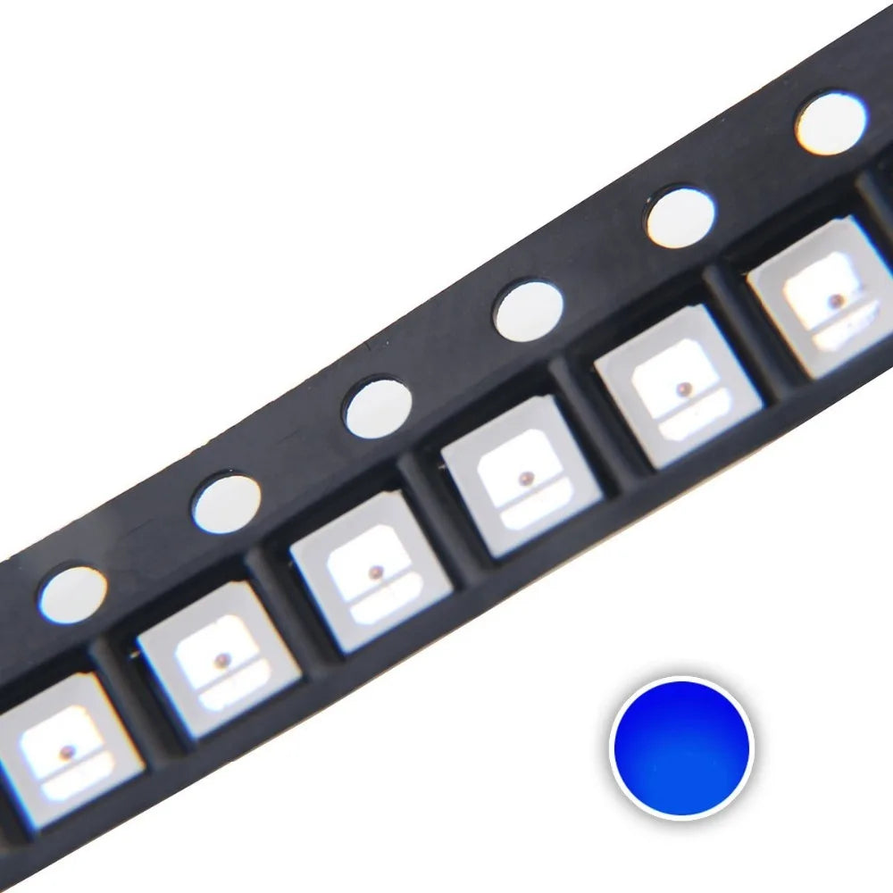 1000pcs 3528 LED SMD White Chip PLCC2 Ultra Bright Surface Mount 20mA 3V 7-8LM Light-Emitting Diode LED 1210 SMT Lamp Light