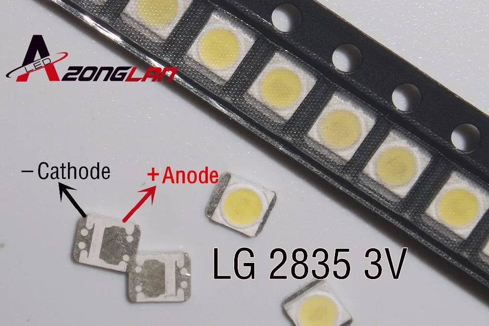 3528 2835 3V SMD LED 1W L-G7 50PCS/Lot Cold White 100LM For Television LED Backlight