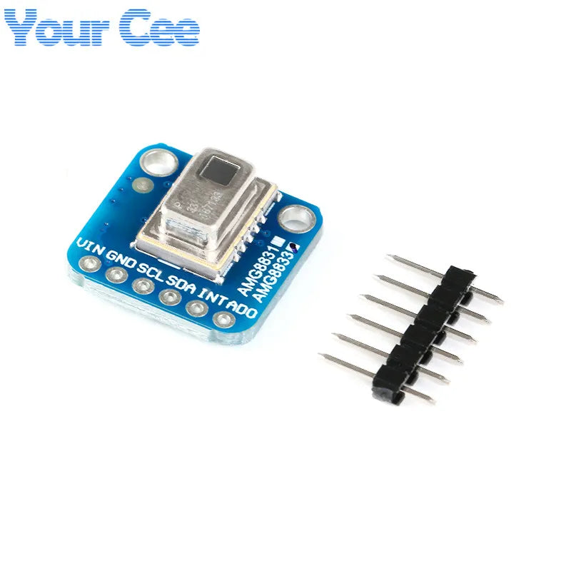 AMG8833 8*8 IR Thermal Imager Array Temperature Sensor Module 8x8 Infrared Camera Sensor 10Hz for Arduino Raspberry Pi Python