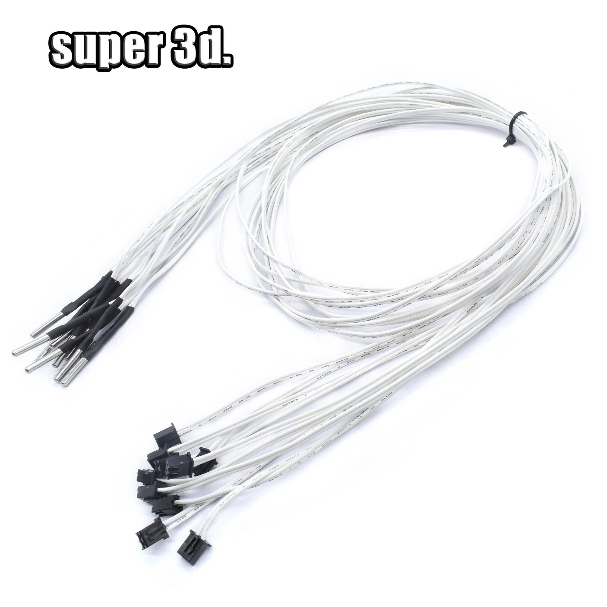 1PC NTC100K Thermistor with 100cm/200cm New Arrival Cable Length for 3D Printer