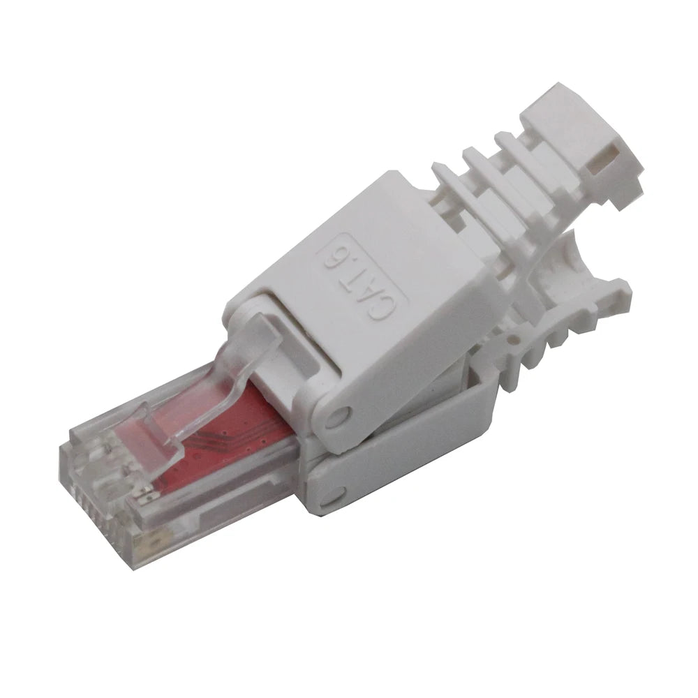 Xintylink Toolless RJ45 Ethernet Cable Connector CAT6 Plug CAT5 CAT5E Network RJ45 LAN Conector CAT6 UTP Jack Modular Keystone