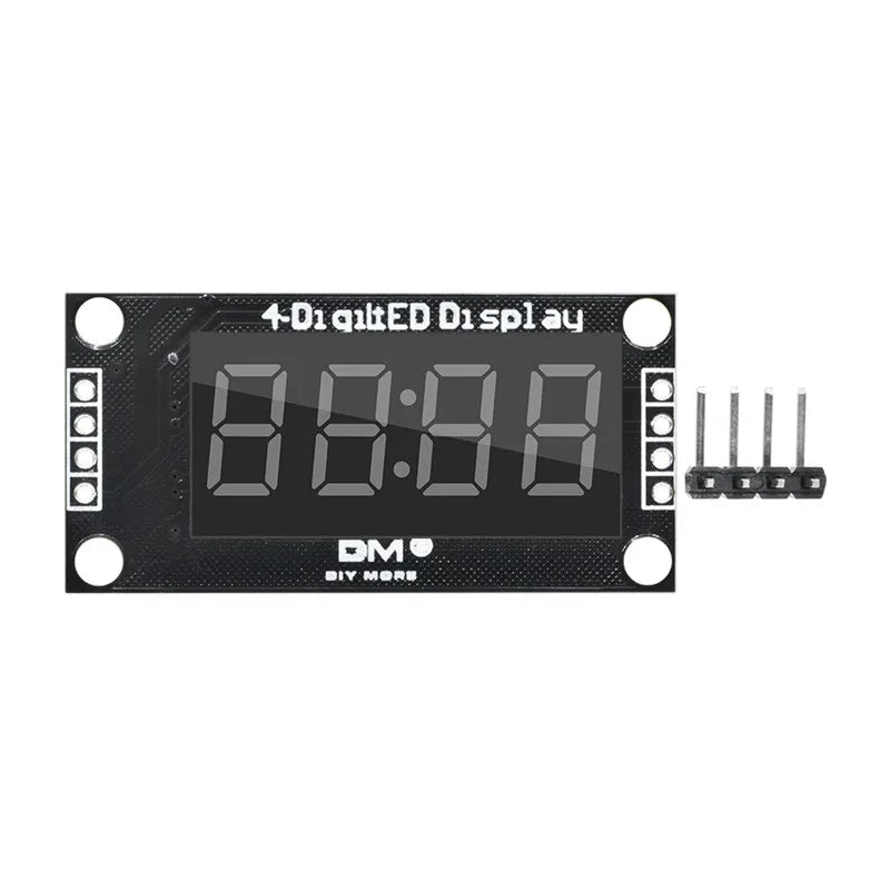 4-Digit LED 0.36" LED Display Tube (decimal) 7-Segments TM1637 Clock Double Dots Module 0.36 Inch For Arduino size 30x14mm