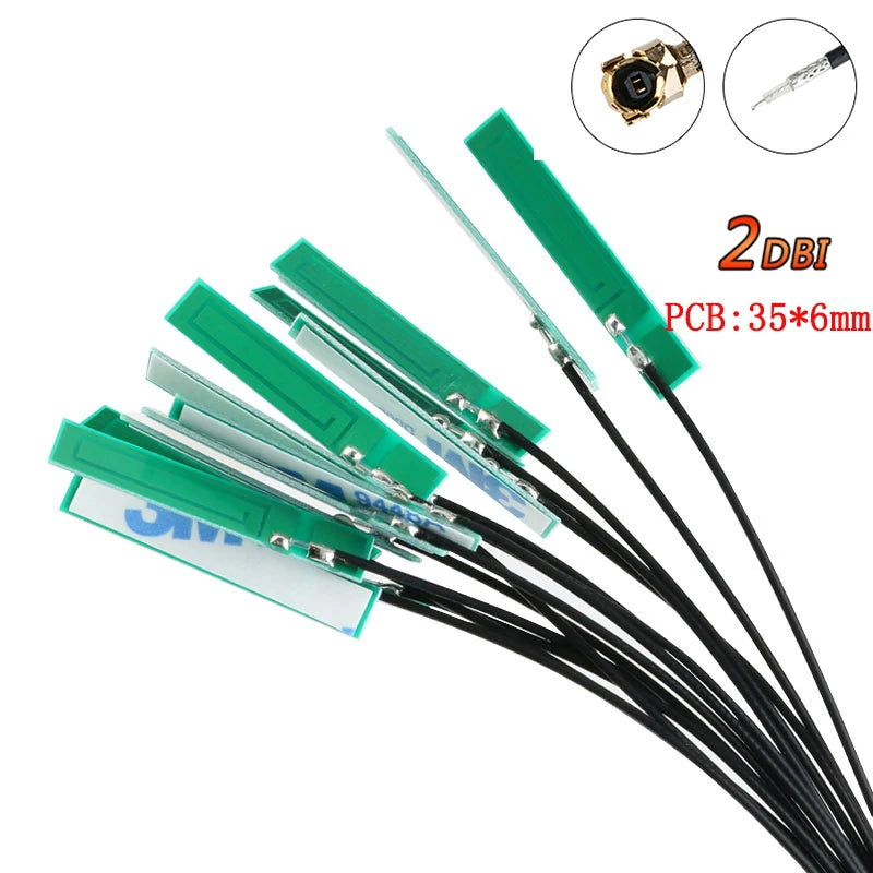 5PCS 2.4Ghz 4G 5G WIFI Internal Antenna FPC PCB 5dBi 8dBi IPX Connector Solder Omni Buletooth Antenna 3dBi IEEE b/g/n WLAN