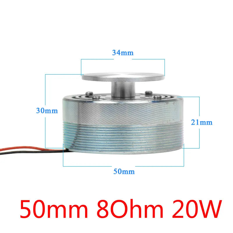 AIYIMA 44MM 50MM Full Range Vibration Speaker Resonance Speaker Bass 25W 20W 4 Ohm 8 Ohm Audio Portable Speaker Altavoz 1Pcs