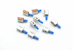 5pcs  Right Angle PCB Latching Push Button Switch DPDT Double Pole 6 Pin self-locking key power switches red blue yellow A03/04