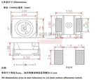 50PCS 3528 850NM (28-30mW) / 940NM (18-20mW) SMD LED IR LED 20mA 1.3-1.5V 3.5*2.8*1.88MM Infrared Emitting