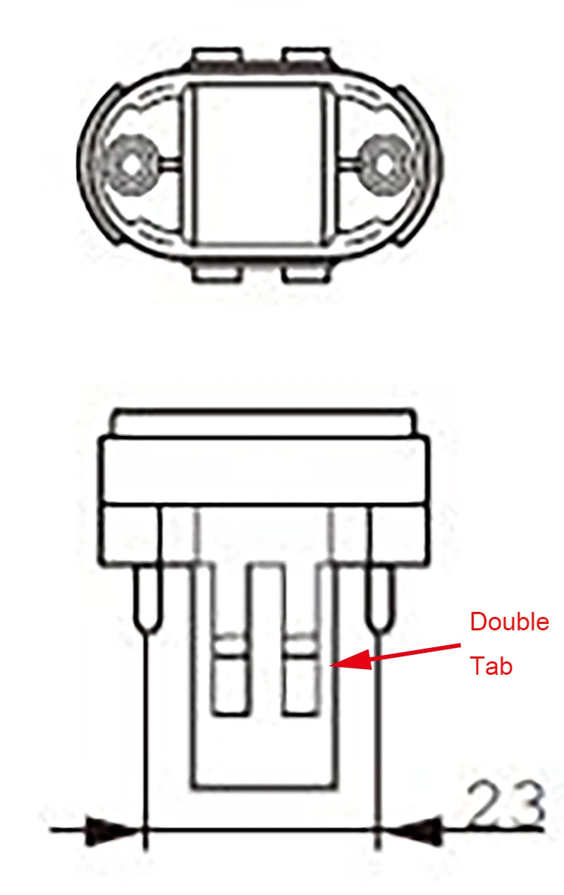 2pcs GX23 2P To E26/e27 Light Socket Adapter PL-S CFL GX23-2 To E26 Led Lamp Base Converter Install Screw E26/e27 To Gx23 Holder