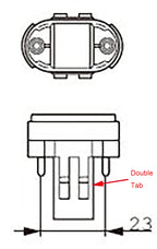 2pcs GX23 2P To E26/e27 Light Socket Adapter PL-S CFL GX23-2 To E26 Led Lamp Base Converter Install Screw E26/e27 To Gx23 Holder