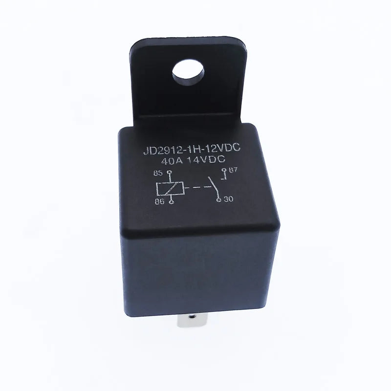JD2912 4 Pin 5 Pin 40A Auto Car Relay DC 12V 24V 36V 48V with Mounting Hole Coil Power 1.8W Automobile Control Device with Line