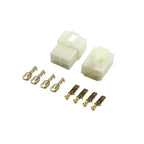 1/5Sest 6.3mm Multi Pin Auto Wire Connector 1/2/3/4/6/9Pin Male Female Terminal Plug for Car Electric Bike