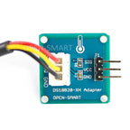 Waterproof DS18B20 Temperature Detector Sensor Cable （about 100cm）with Adapter Module XH2.54-3P Compatible for Arduino