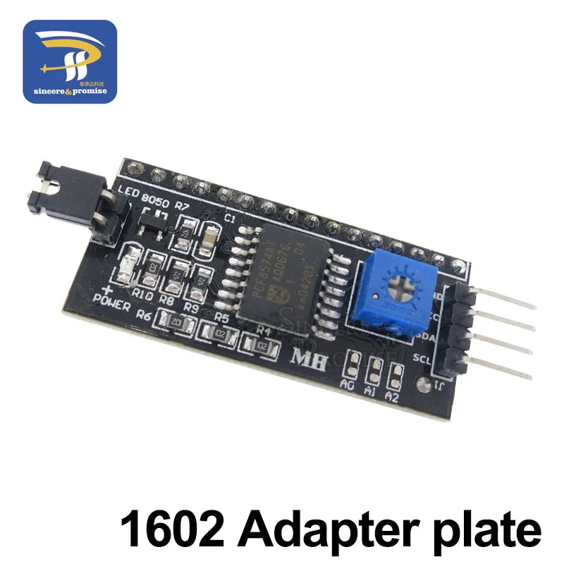 LCD Display Board Module 1602 2004 12864 PCF8574T PCF8574 IIC/I2C Interface Adapte Plate 5V Blue/Yellow Green Screen For Arduino