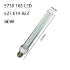 5730 LED Lamp Corn Light 30W 40W 50W 60W 80W 100W Street Bulb E27 E39 E40 85-265V Yard Lamp Cool Warm White Industrial Lighting