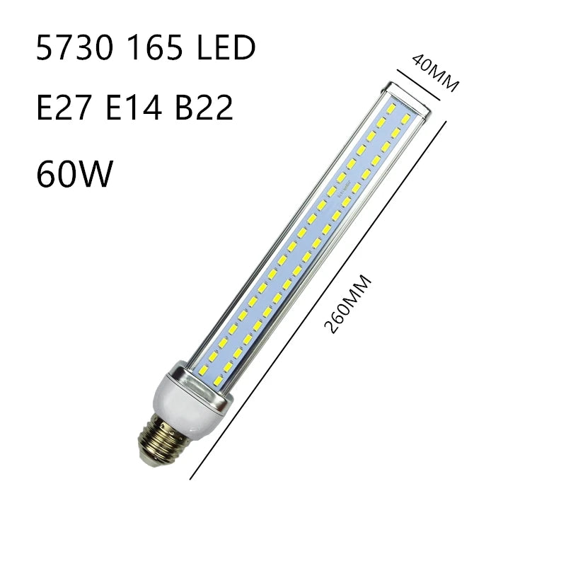 5730 LED Lamp Corn Light 30W 40W 50W 60W 80W 100W Street Bulb E27 E39 E40 85-265V Yard Lamp Cool Warm White Industrial Lighting