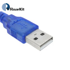 5/10PCS Micro USB Cable for Pro Micro Leonardo DUE R3 D1 Mini NodeMcu V3 TP4056 18650 Board 30cm