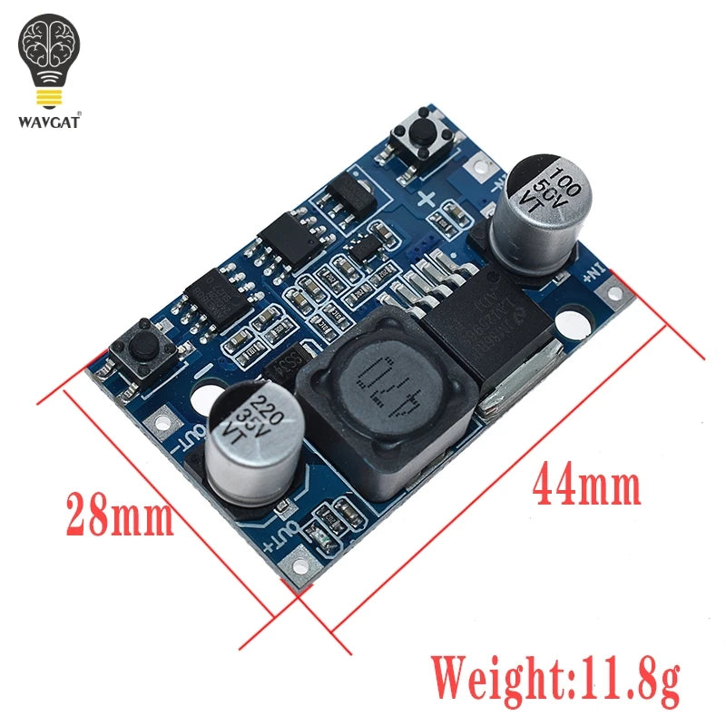 LM2596 DC-DC LM2596S adjustable buck 3A regulated power supply module car power supply 5.5V - 35V to 0V - 30V