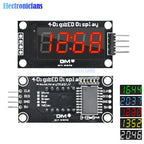 4-Digit LED 0.36" LED Display Tube (decimal) 7-Segments TM1637 Clock Double Dots Module 0.36 Inch For Arduino size 30x14mm
