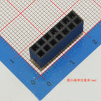 10Pcs 2.54mm Straight Dual 2X2/3/4/5/6/7/8/9/10/11/12/18/20/24/25/30/40P PH8.5mm Double Row Gold Rohs PCB Female Header Socket